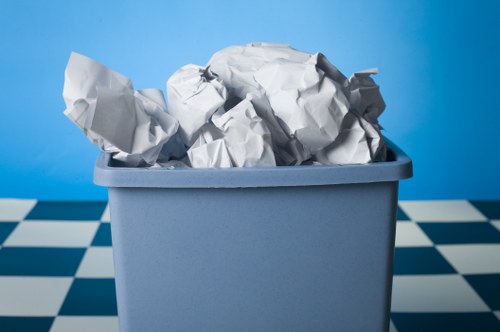 Household skip for waste disposal in Muswell Hill