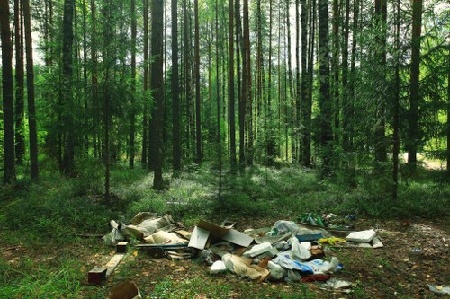 Recycling process of construction waste from Muswell Hill skips
